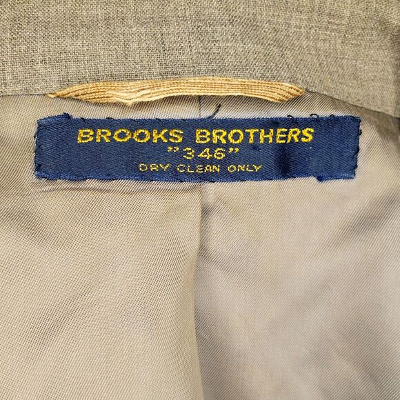 Brooks Brothers 346 Gray Suit Jacket Mens Blazer - Picture 3 of 4